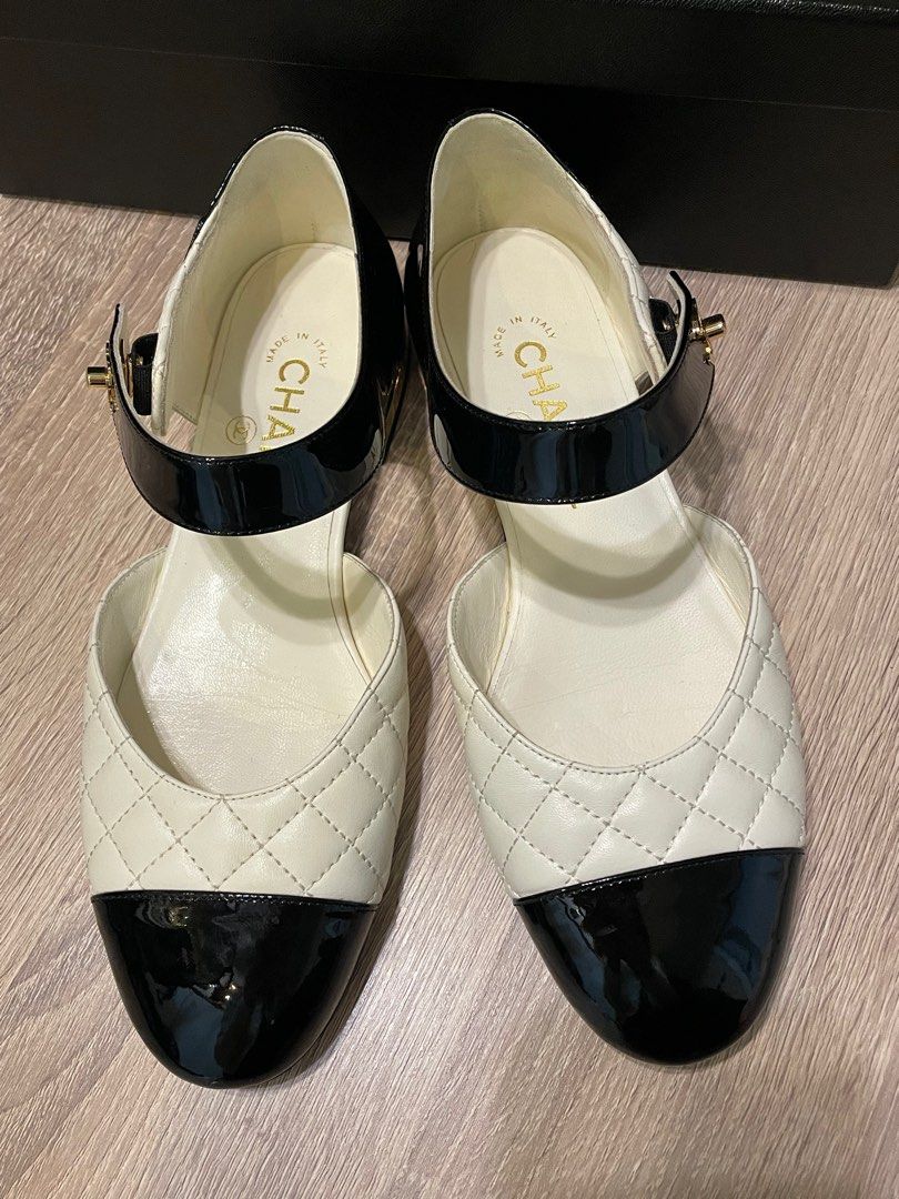Chanel mary jane heels clearance