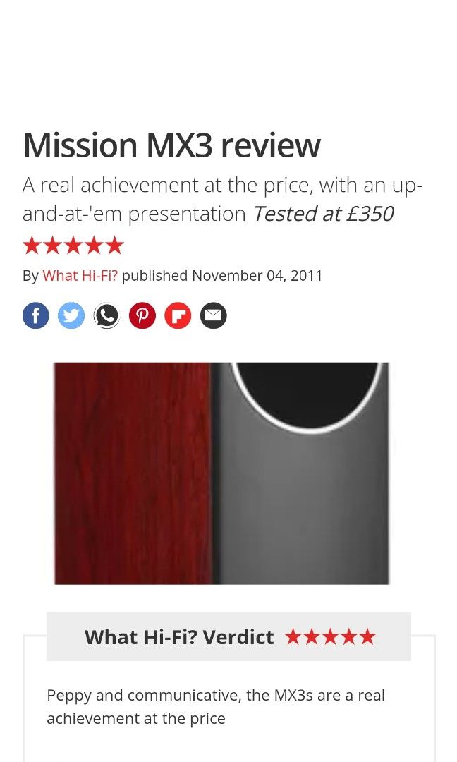 Mission outlet mx3 price