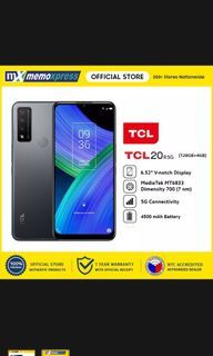 Check out TCL 20R 5G Smartphone 128GB+4GB - Memoxpressat 58% off!₱4,990.00 only!
