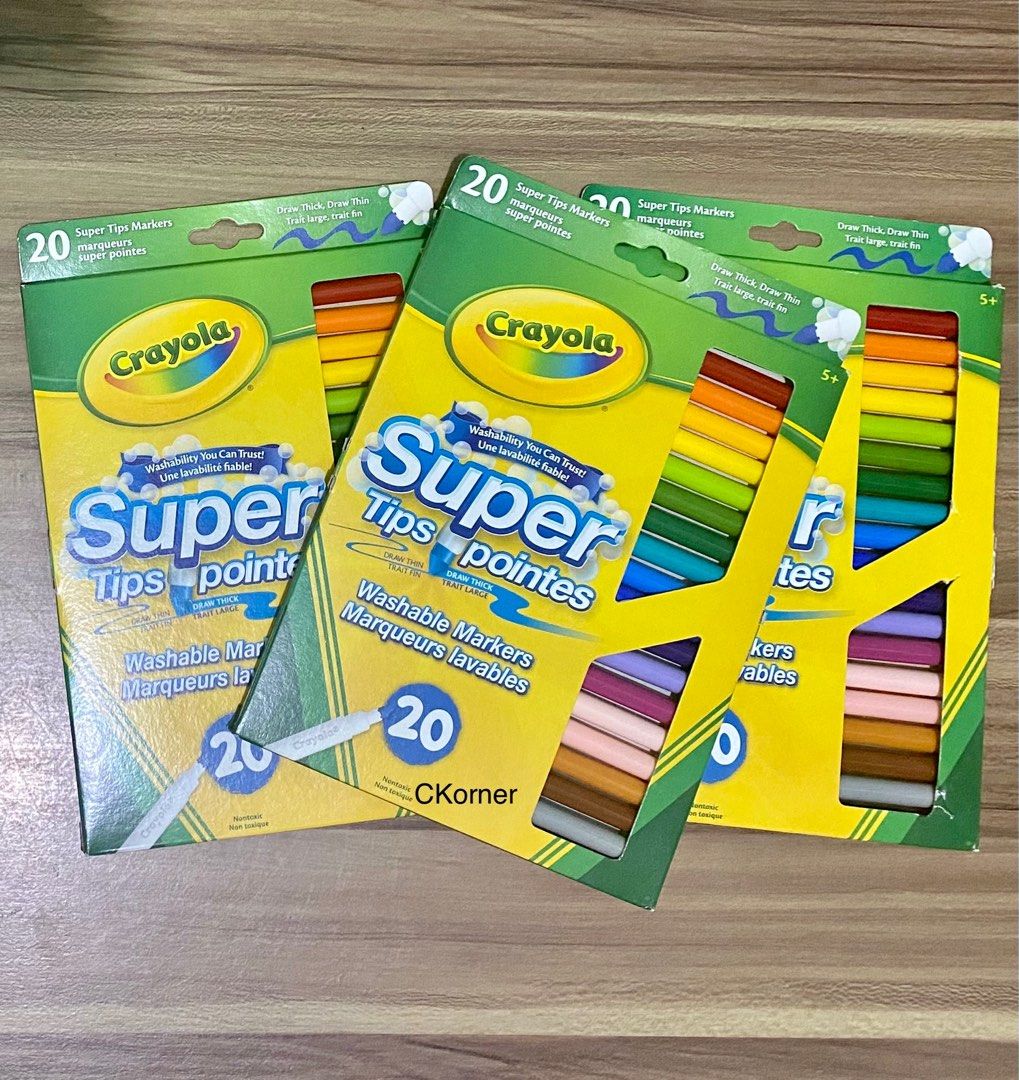Crayola 50 Washable SuperTips