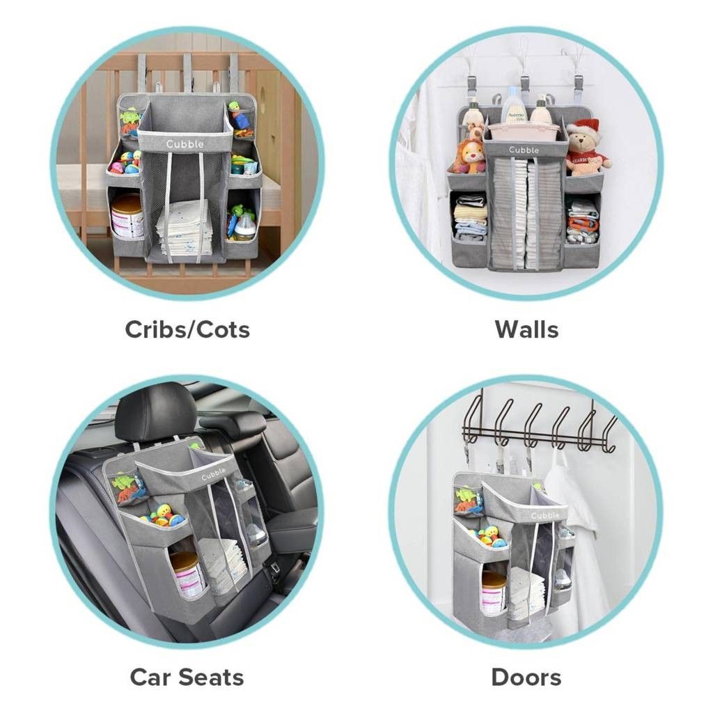 Cubble Baby Crib Organizer Hanging Diaper Caddy, Babies & Kids