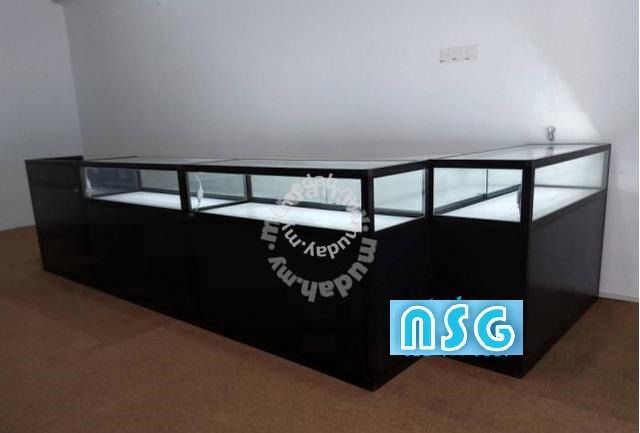Custom Made - Aluminium Glass Display Counter Set New!, Furniture ...