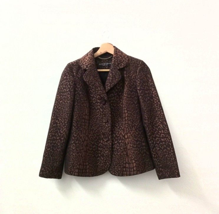 Dana buchman new arrivals leopard jacket