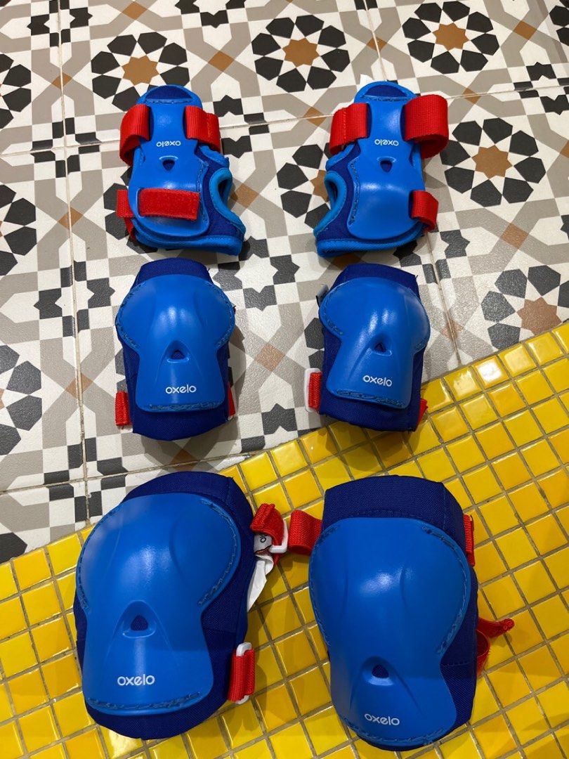 Decathlon oxelo 3 set protectors, Sports Equipment, Sports & Games ...