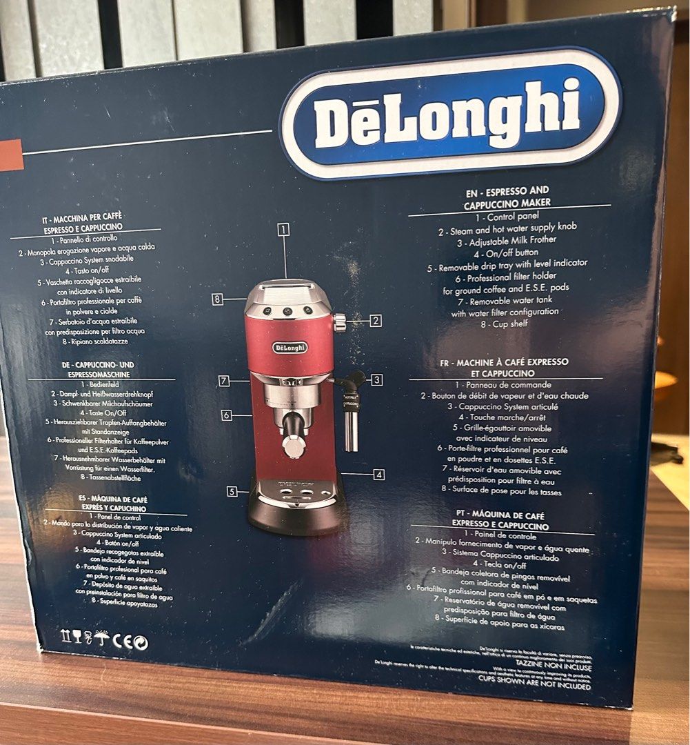 Delonghi Dedica Coffee Machine, TV & Home Appliances, Kitchen ...