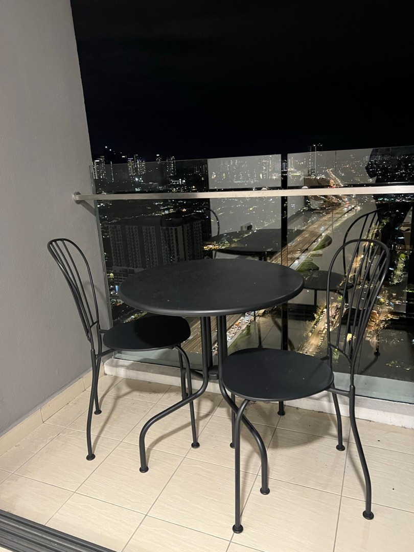 DINING SET IKEA LACKO, Furniture & Home Living, Furniture, Tables