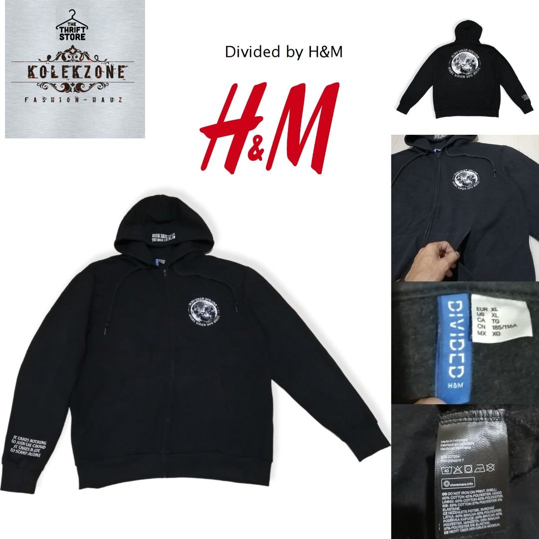 H and m divided hoodie store