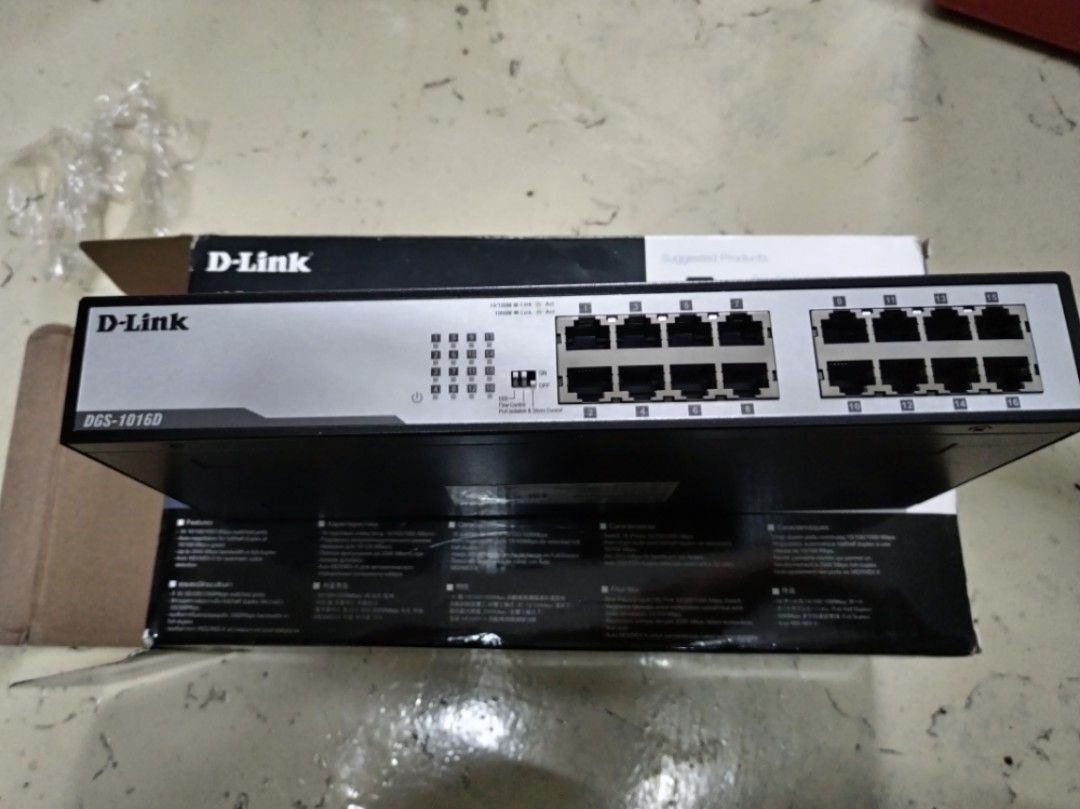 dlink 16-port gigabit switch, Computers & Tech, Office & Business ...