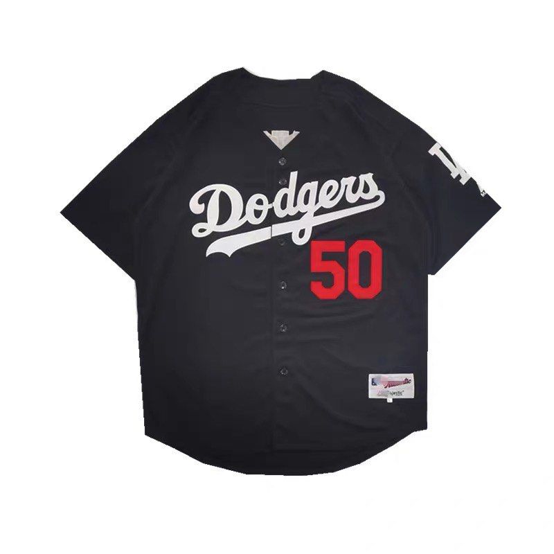 All black dodgers jersey discount