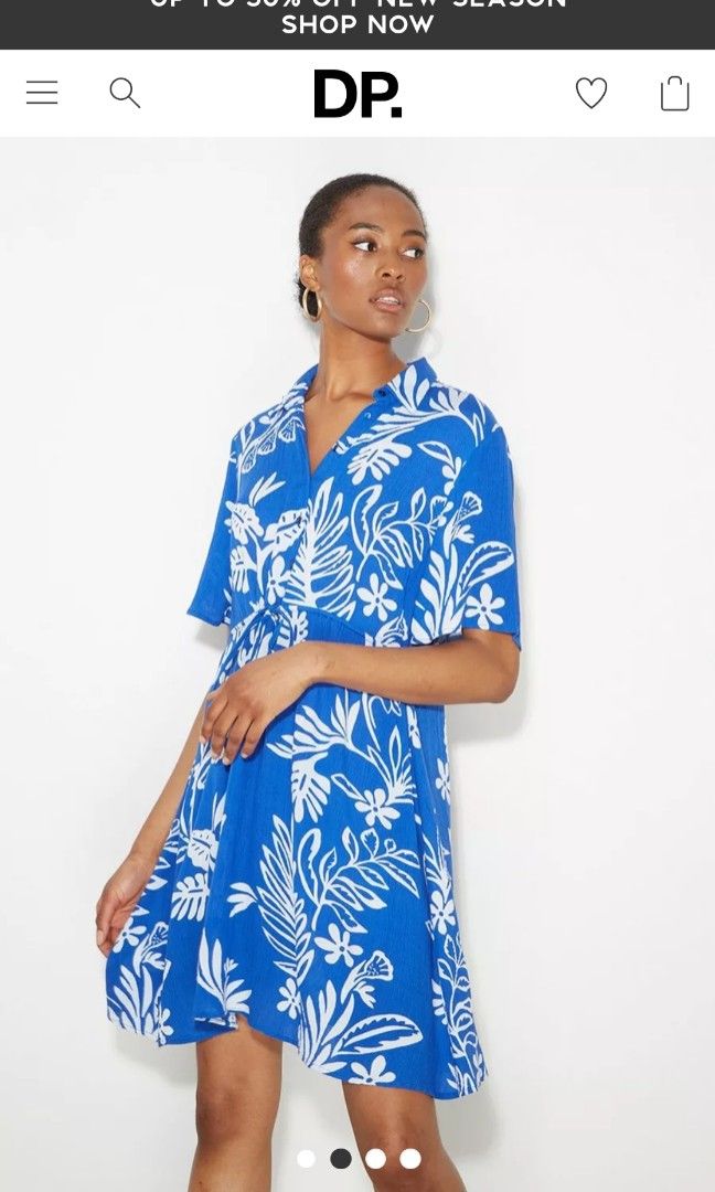 Dorothy perkins blue outlet floral dress