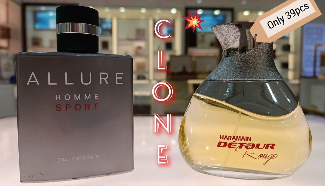 Détour Rouge - dupe to Chanel Allure Homme Sport Eau Extreme, Beauty &  Personal Care, Fragrance & Deodorants on Carousell