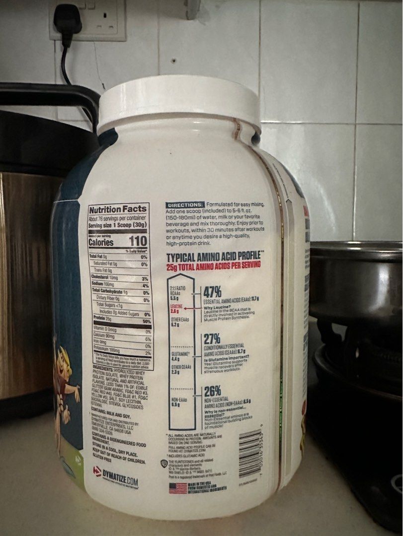 Dymatize ISO100 Fruity Pebbles Whey Isolate Protein Powder, Health