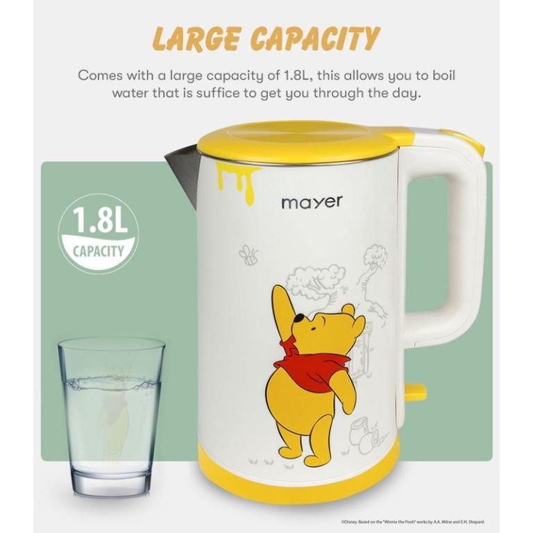 [Electric Kettle] Disney x Mayer Everyday with Pooh Collection 1.8L, TV