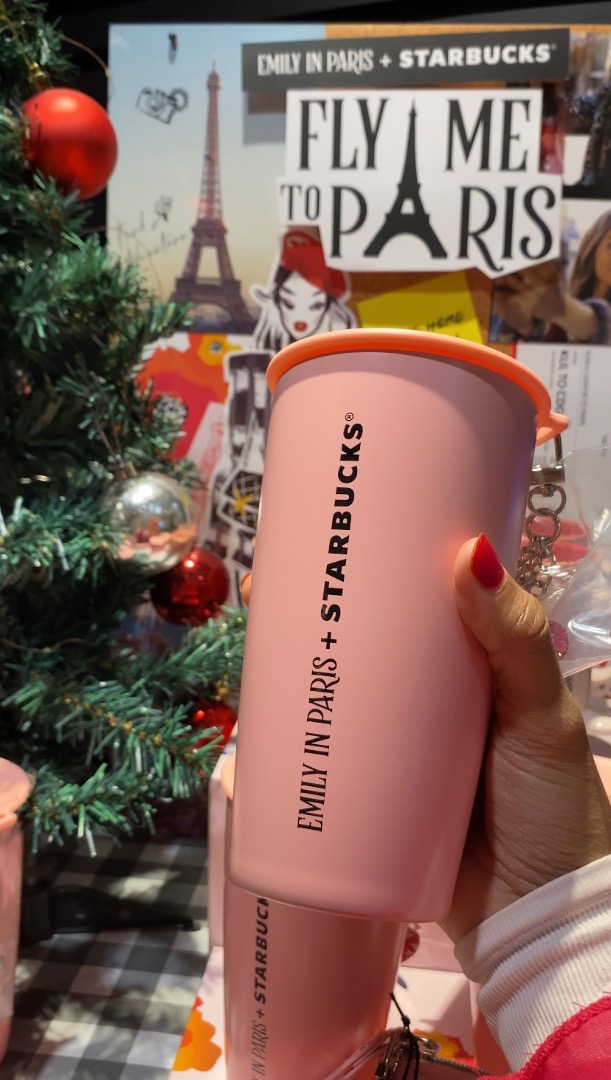 EMILY IN PARIS starbucks tumbler, Furniture & Home Living, Kitchenware