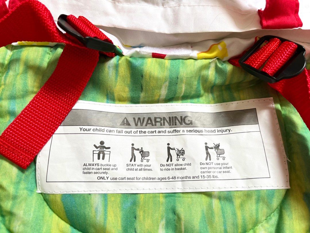 ERIC CARLE Hungry Caterpillar Baby 2 in 1 Shopping Cart High