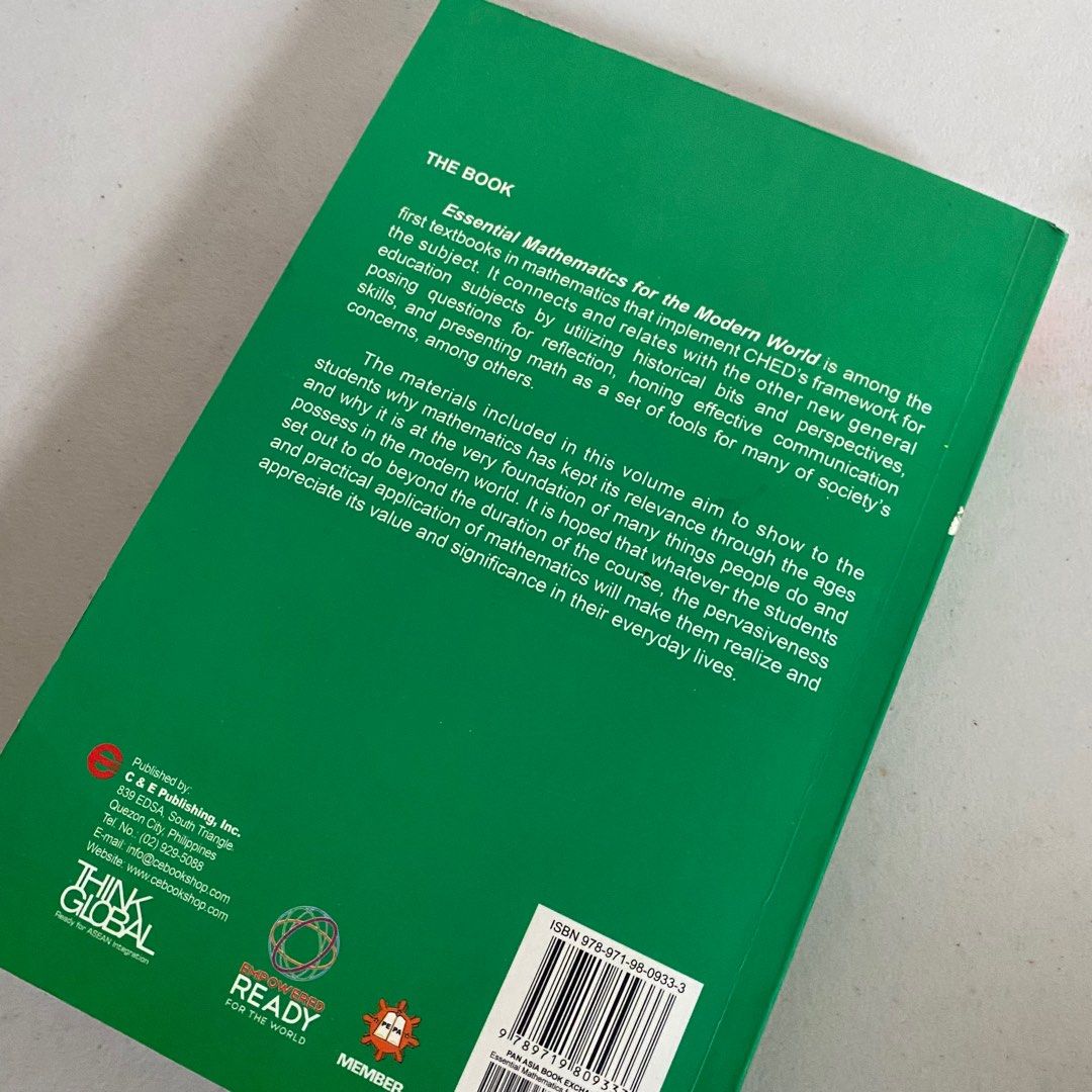 Essential mathematics for the modern world nocon nocon text book