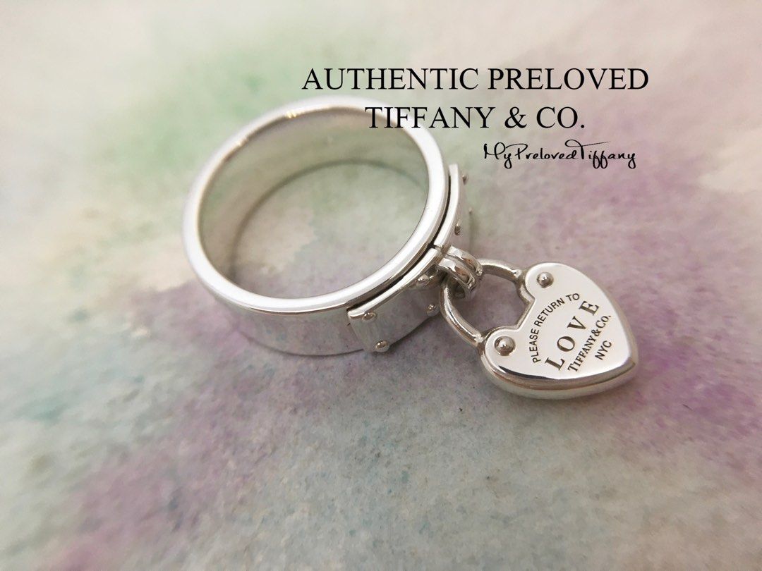 Tiffany and co love heart ring discount
