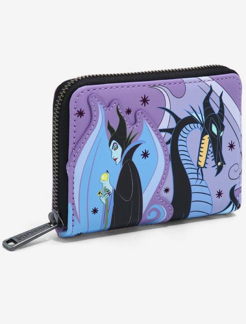 Coach Purple Disney Maleficent Leather Card Case Wallet, Best Price and  Reviews