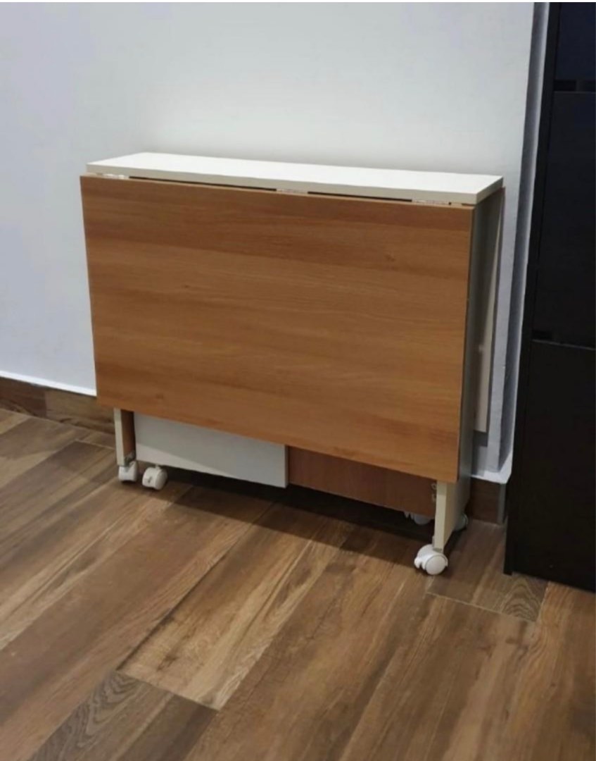 Extendable Table Dining Study Work, Furniture & Home Living, Furniture ...