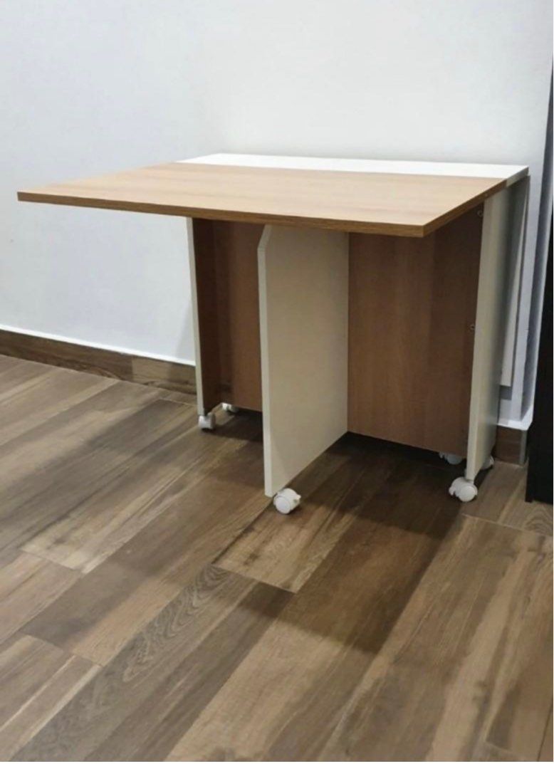 Extendable Table Dining Study Work, Furniture & Home Living, Furniture ...