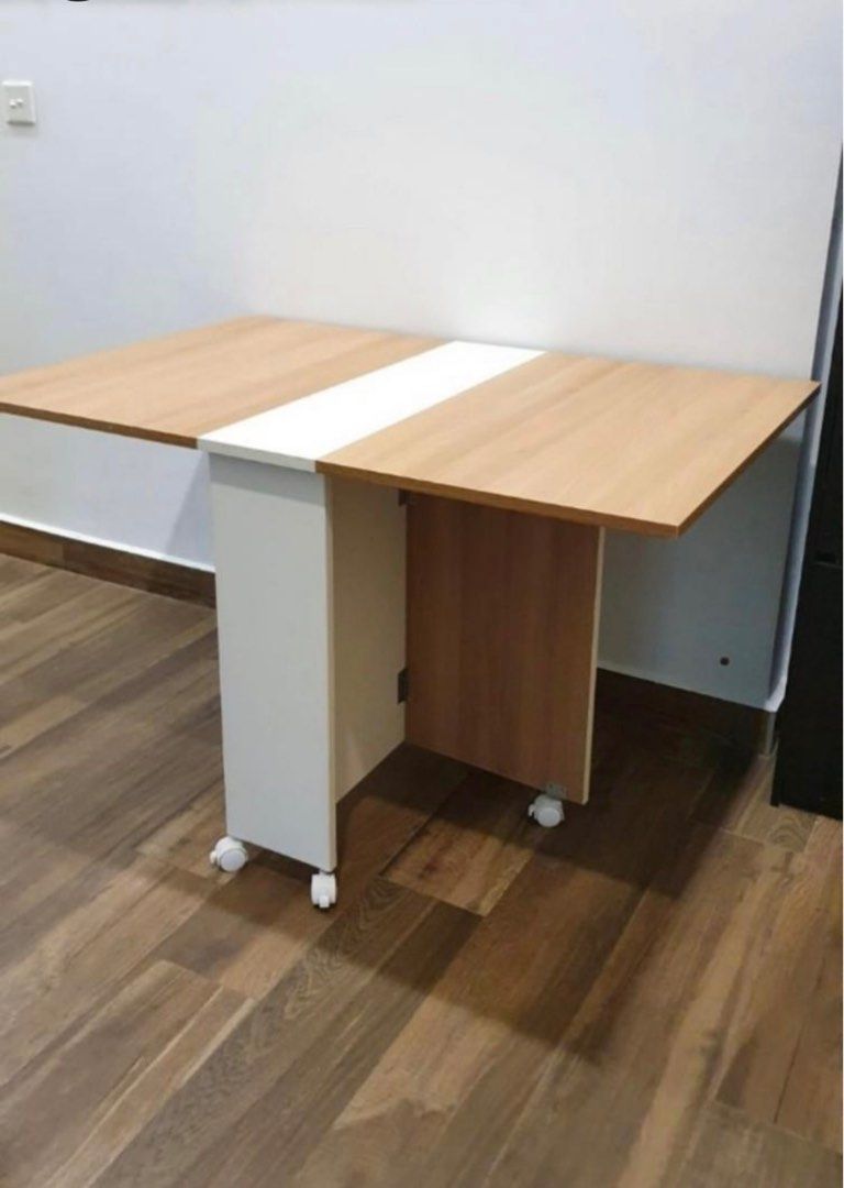 Extendable Table Dining Study Work, Furniture & Home Living, Furniture ...