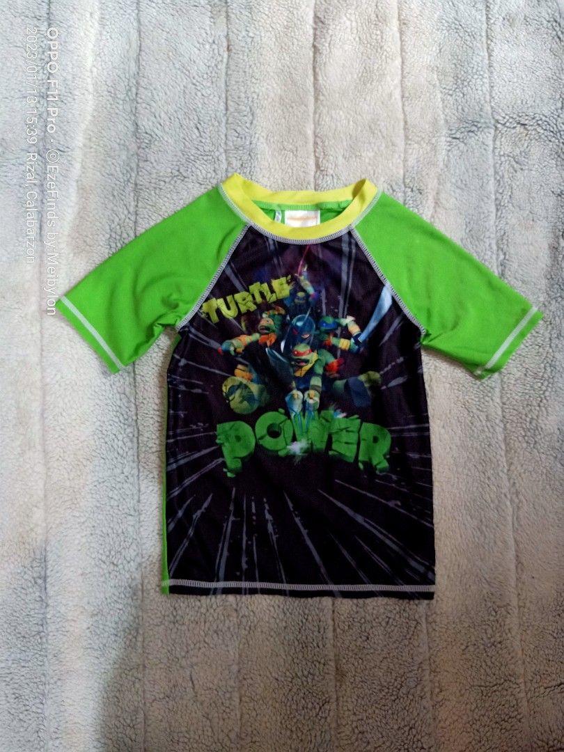EZEFINDS Nickelodeon Turtle Ninja Rashguard, Babies & Kids, Babies ...