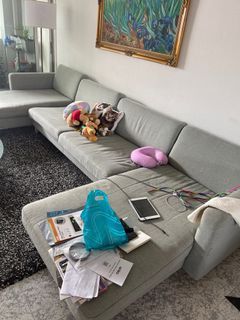 Fabric sofa (size 3.5m x 1.6m)