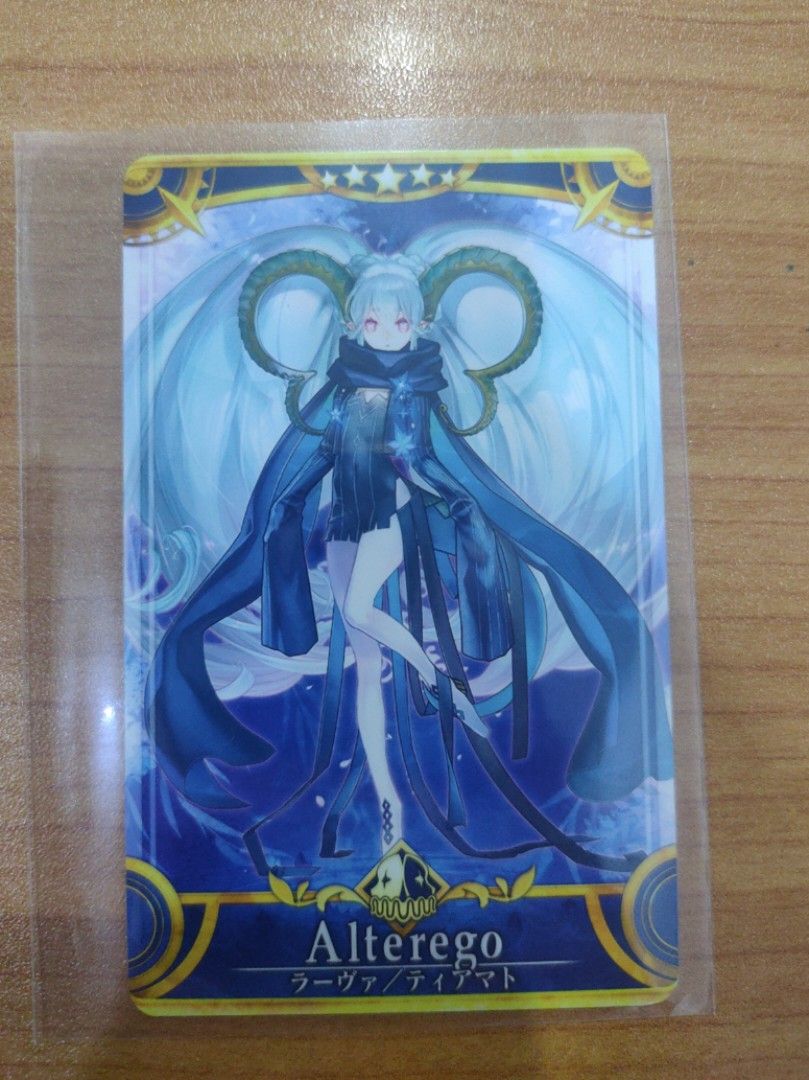 Fgo Tiamat card Fate /Grand Order Arcade], Hobbies  Toys, Toys  Games  on Carousell