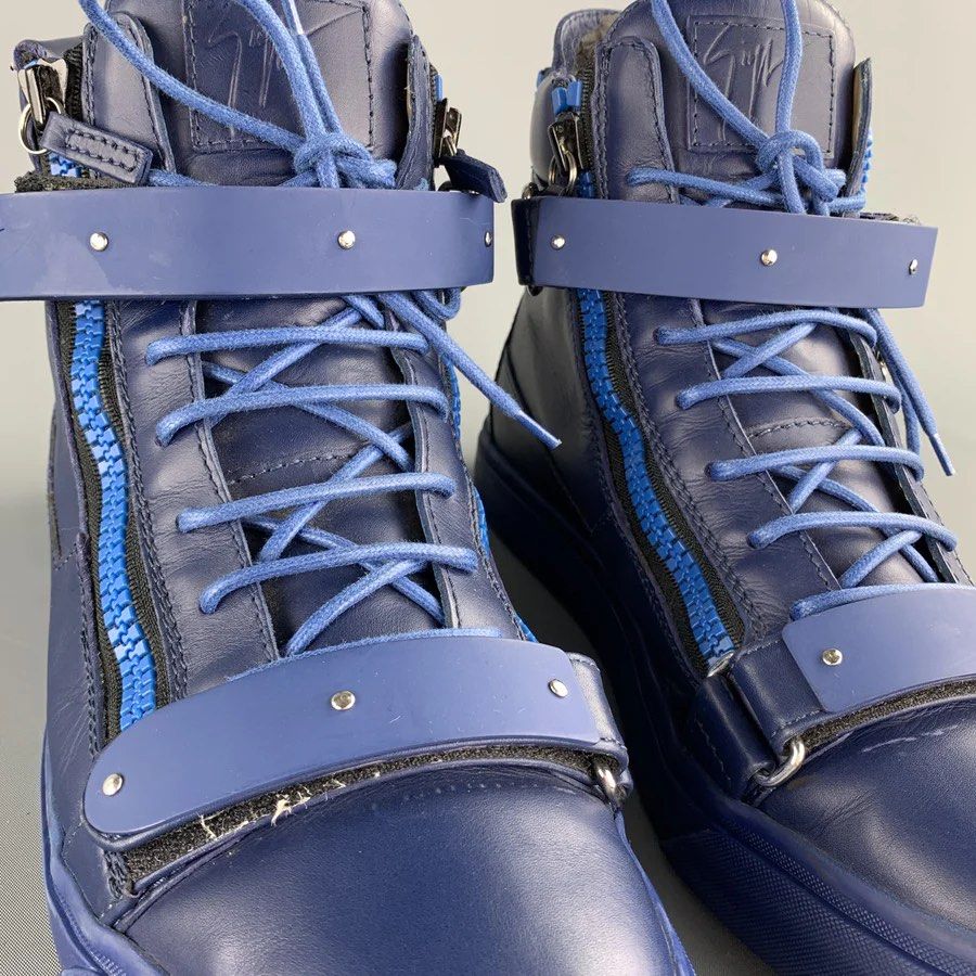 Giuseppe Zanotti Double Strap High Blue