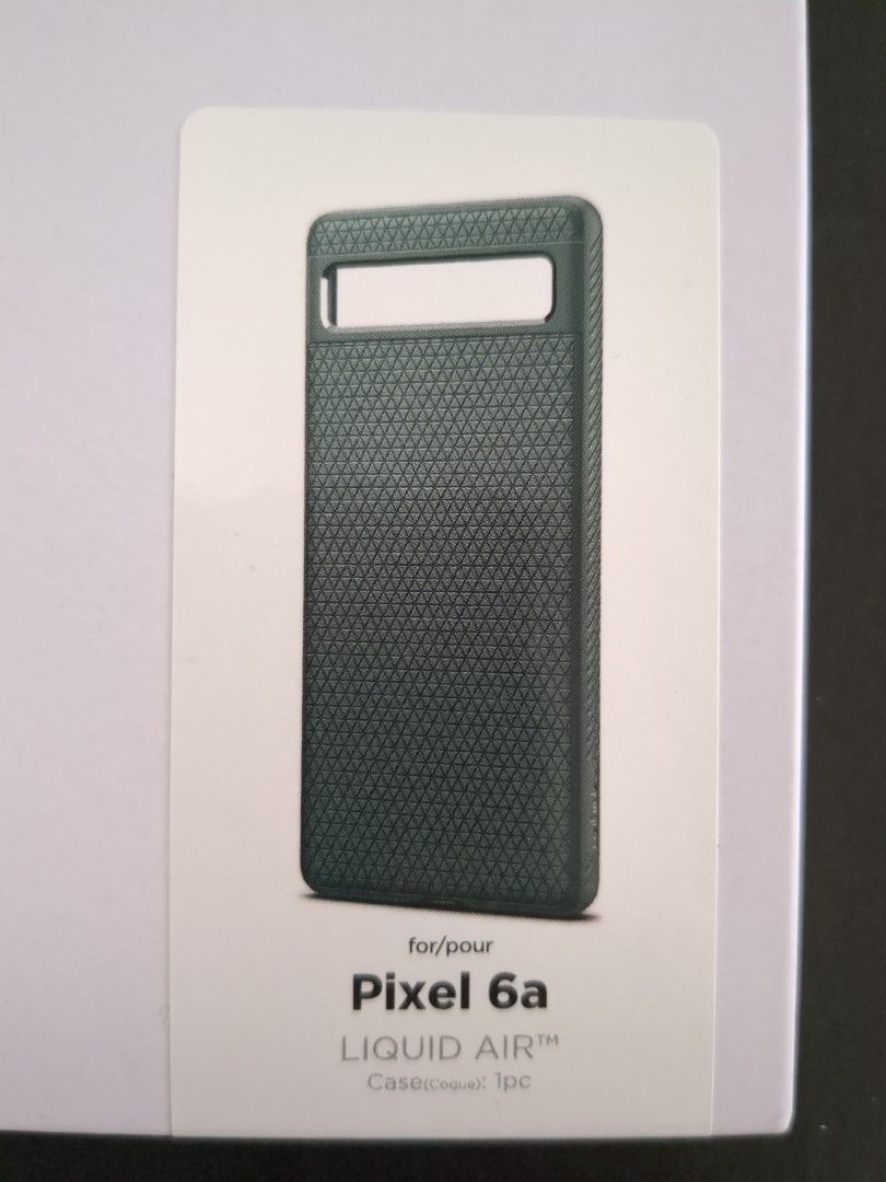 Google Pixel 6a Spigen Liquid Air Midnight Green, Mobile Phones