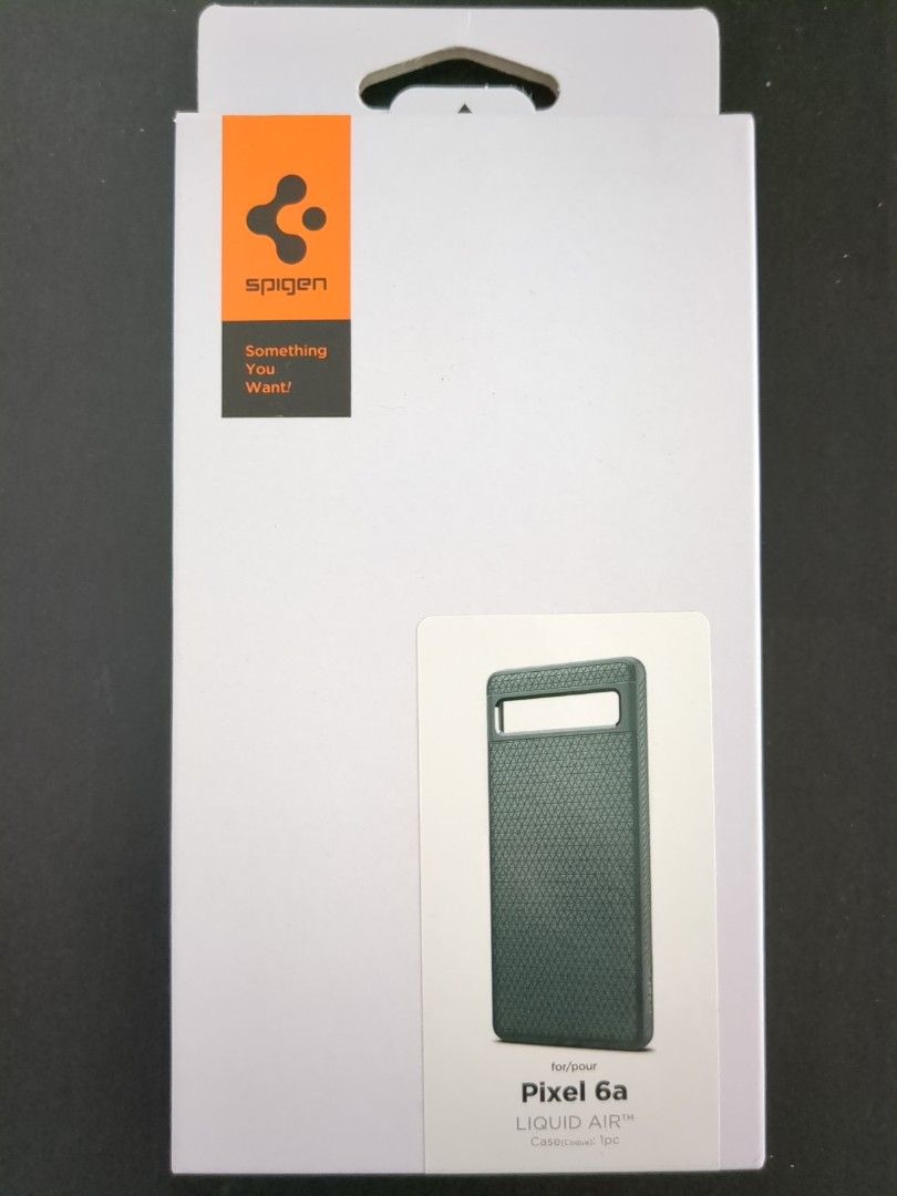 Google Pixel 6a Spigen Liquid Air Midnight Green, Mobile Phones