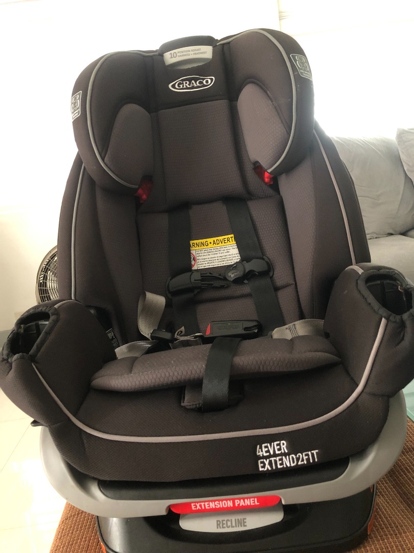 Graco 4Ever Extend2Fit 4-in-1 Car Seat, Babies & Kids, Going Out, Car ...