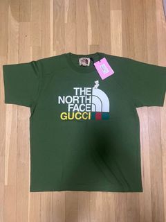 THE NORTH FACE X GUCCI Short Sleeve T-shirt S Auth Men New Unused