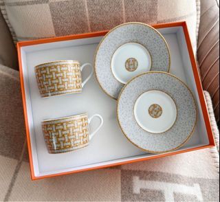LV Tea Cup Set, Luxury, Accessories on Carousell