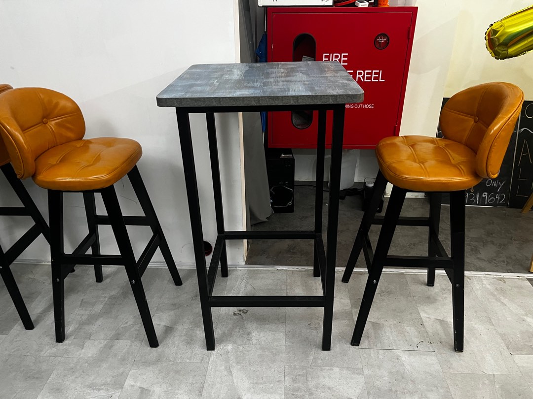 High table & chair, Furniture & Home Living, Furniture, Tables & Sets ...