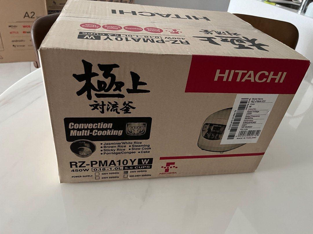 Hitachi Rice Cooker RZPMA10Y, TV & Home Appliances, Kitchen Appliances