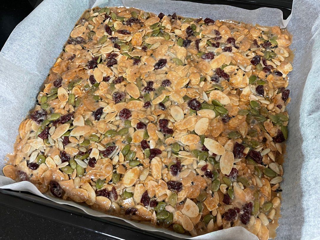 Homebaked Almond Florentine Cookies original, Food & Drinks