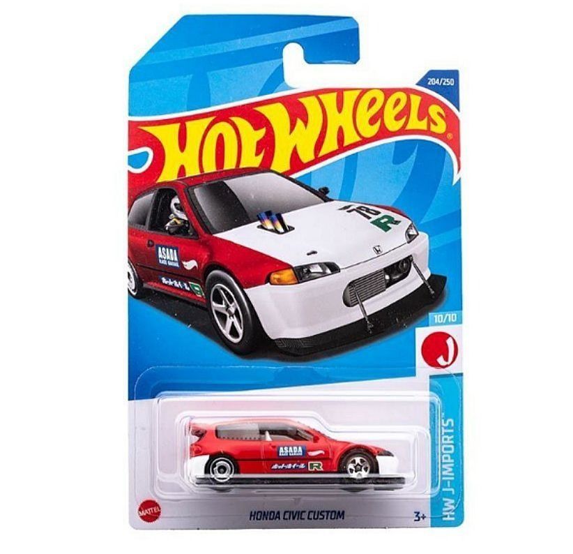 Hotwheels 2022 HW JImports Honda Civic Custom Rare Hot Wheels JDM