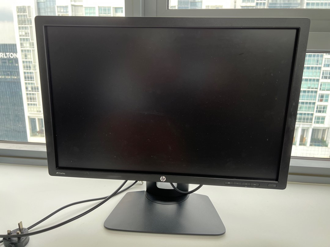HP 24 inch Monitor adjustable height & angle, Computers & Tech, Parts