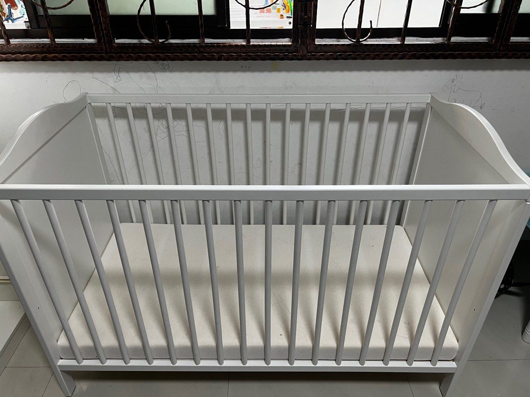 Ikea Baby Cot, Babies & Kids, Baby Nursery & Kids Furniture, Cots