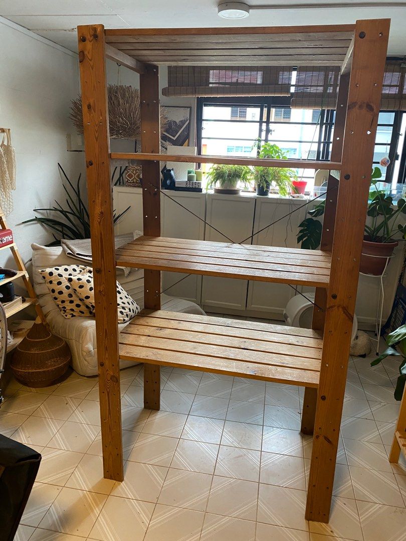 Ikea Ivar Wooden Rack / Shelves, Furniture & Home Living, Furniture, Shelves, & Racks