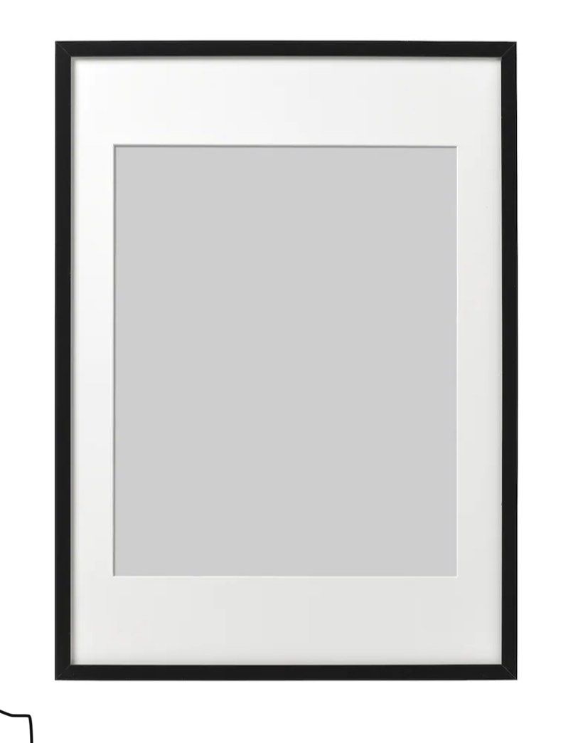 IKEA photo frame, 50x70cm, with picture and cardboard, Furniture & Home