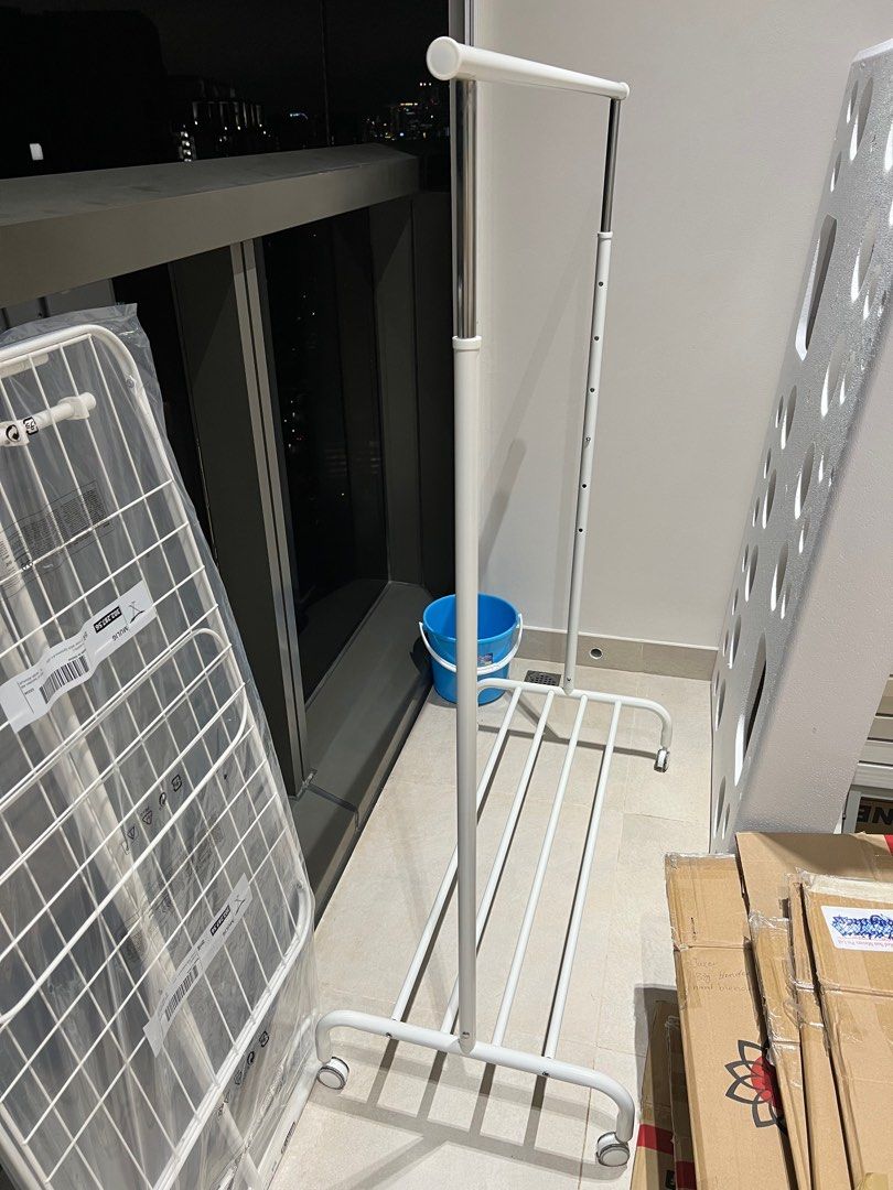 Ikea Rigga Clothing Rack, Furniture & Home Living, Home Improvement