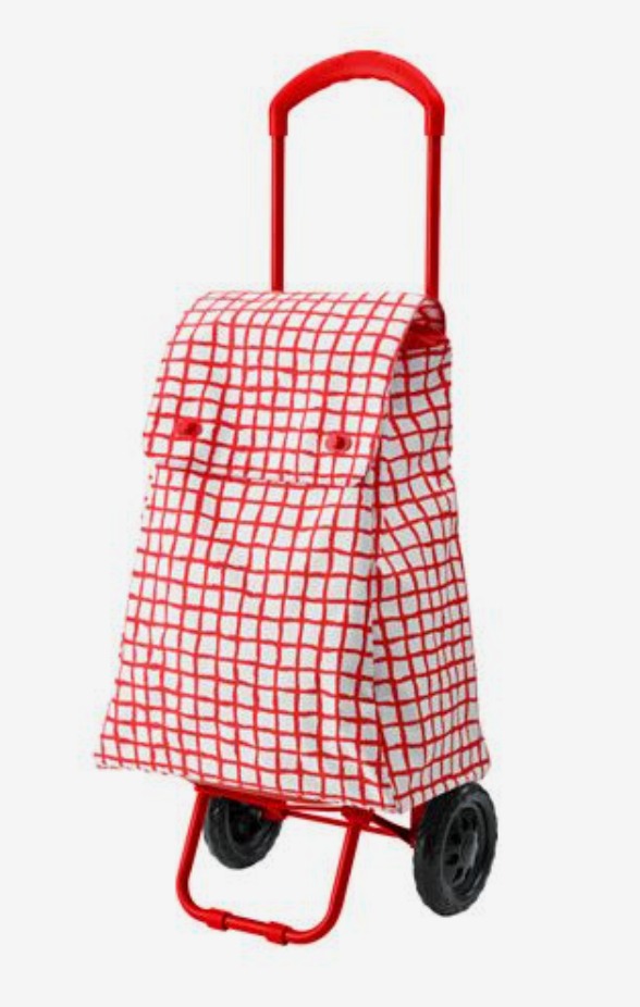IKEA Shopping Bag with wheels RED Furniture Home Living