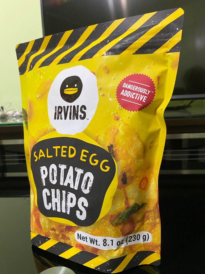 Irvins Potato Chips (230g), Food & Drinks, Packaged & Instant Food on ...