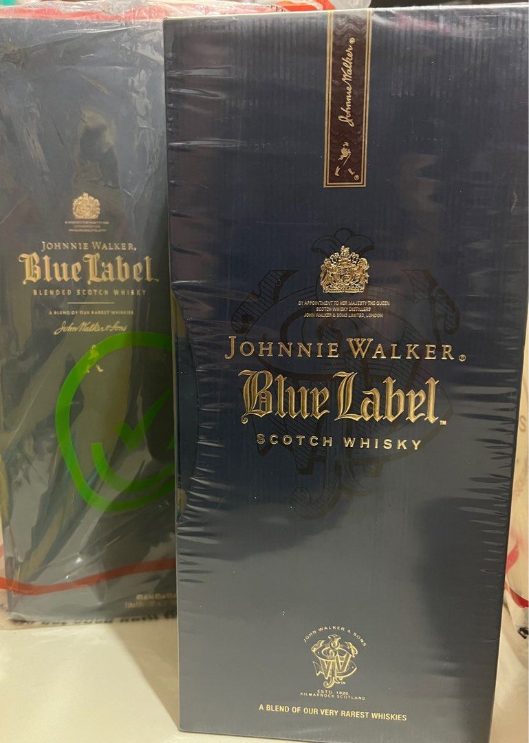 Johnnie walker blue label, Makanan & Minuman, Minuman Tidak ...