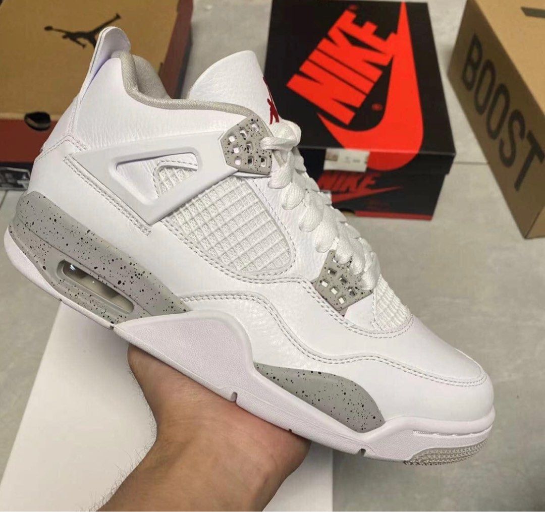 womens jordan 4 white oreo