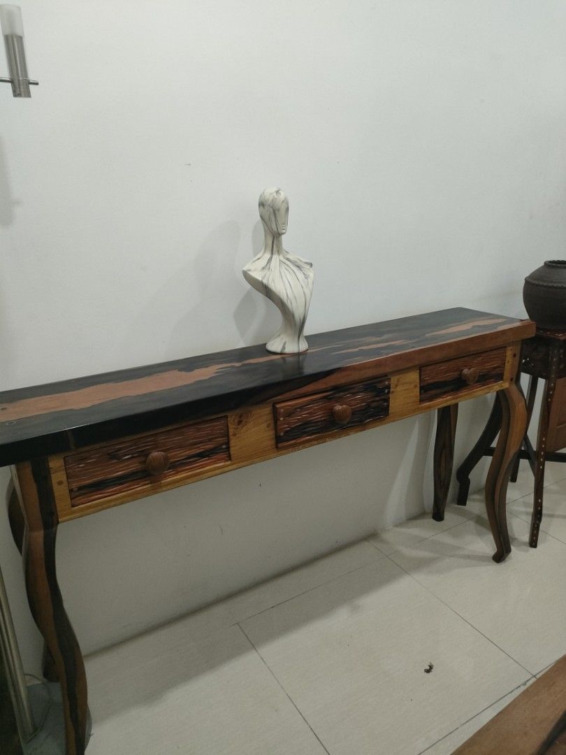 Kamagong narra console table, Furniture & Home Living, Furniture, TV
