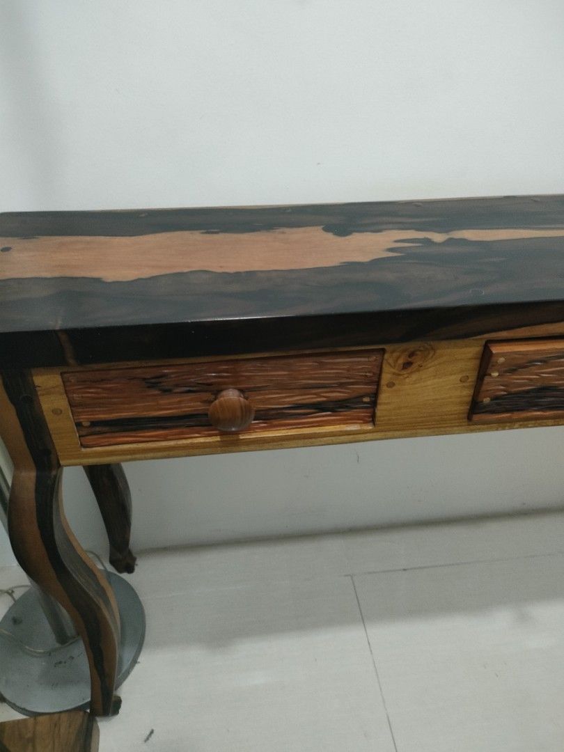 Kamagong narra console table, Furniture & Home Living, Furniture, TV