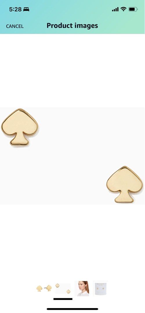 Signature spade mini shop studs